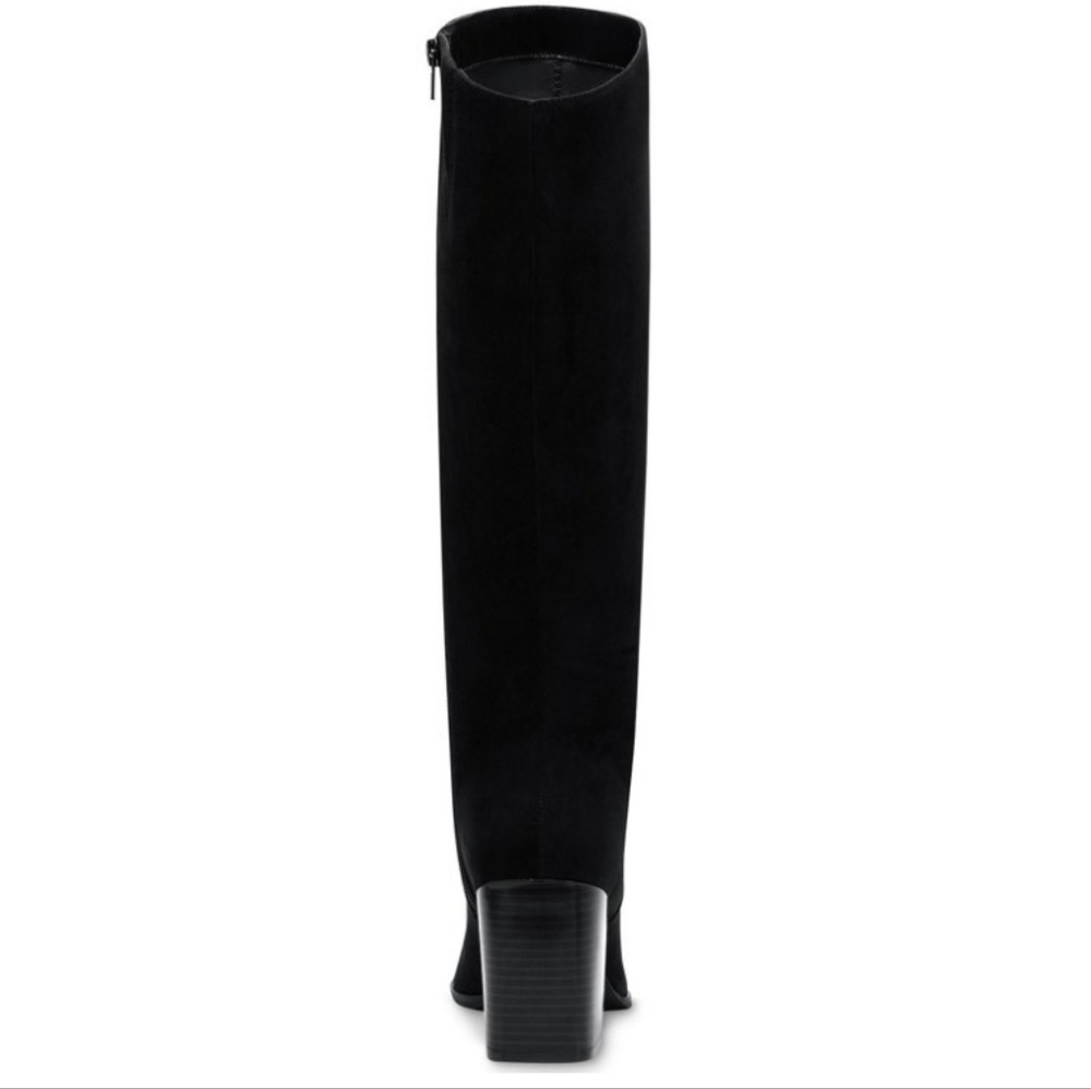 Alfani Wylde Block Heel Boots Black -10 - Picture 3 of 8